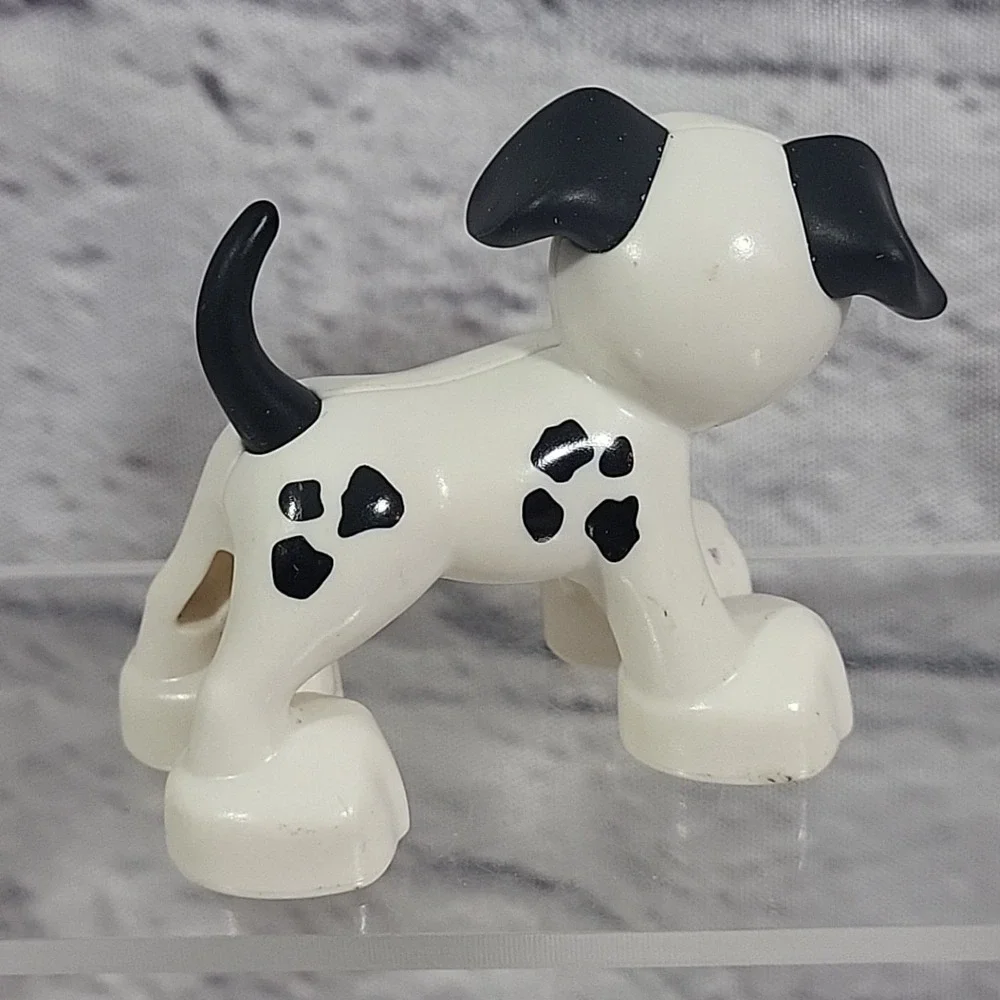 Lego Duplo Figures Lot Of 3 People Fireman Boy Kid Dalmatian Dog Pet‎ Animal - Picture 7 of 8